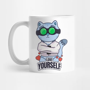 Self help cat Mug